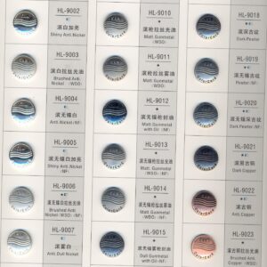 Bảng Màu Kim Loại